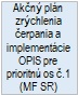 Akčný plán zrýchlenia čerpania a implementácie OPIS pre prioritnú os č.1 (MF SR)