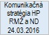 Komunikacn� strat�gia HP RM� a ND 24.03.2016