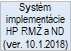 Syst�m implement�cie HP RM� a ND (ver. 10.1.2018)