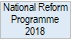 National Reform Programme 2018